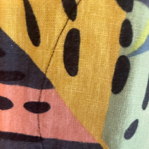 Studio park plus size, button down, floor length, sleeveless linen dress - Picture 2 of 9